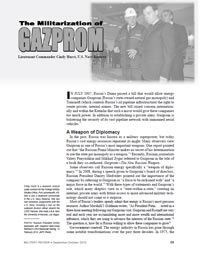 The Militarization of Gazprom